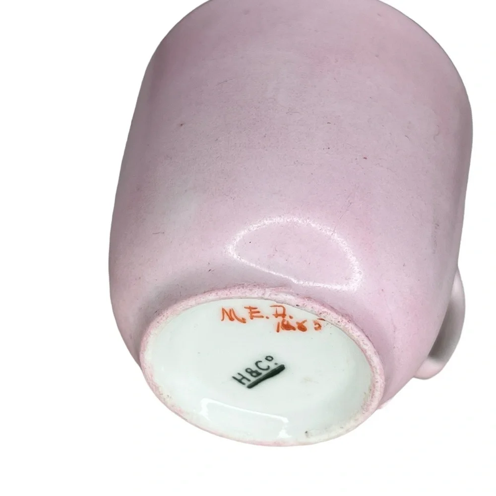 Vintage Haviland‎ China Pink Cup & Saucer as is